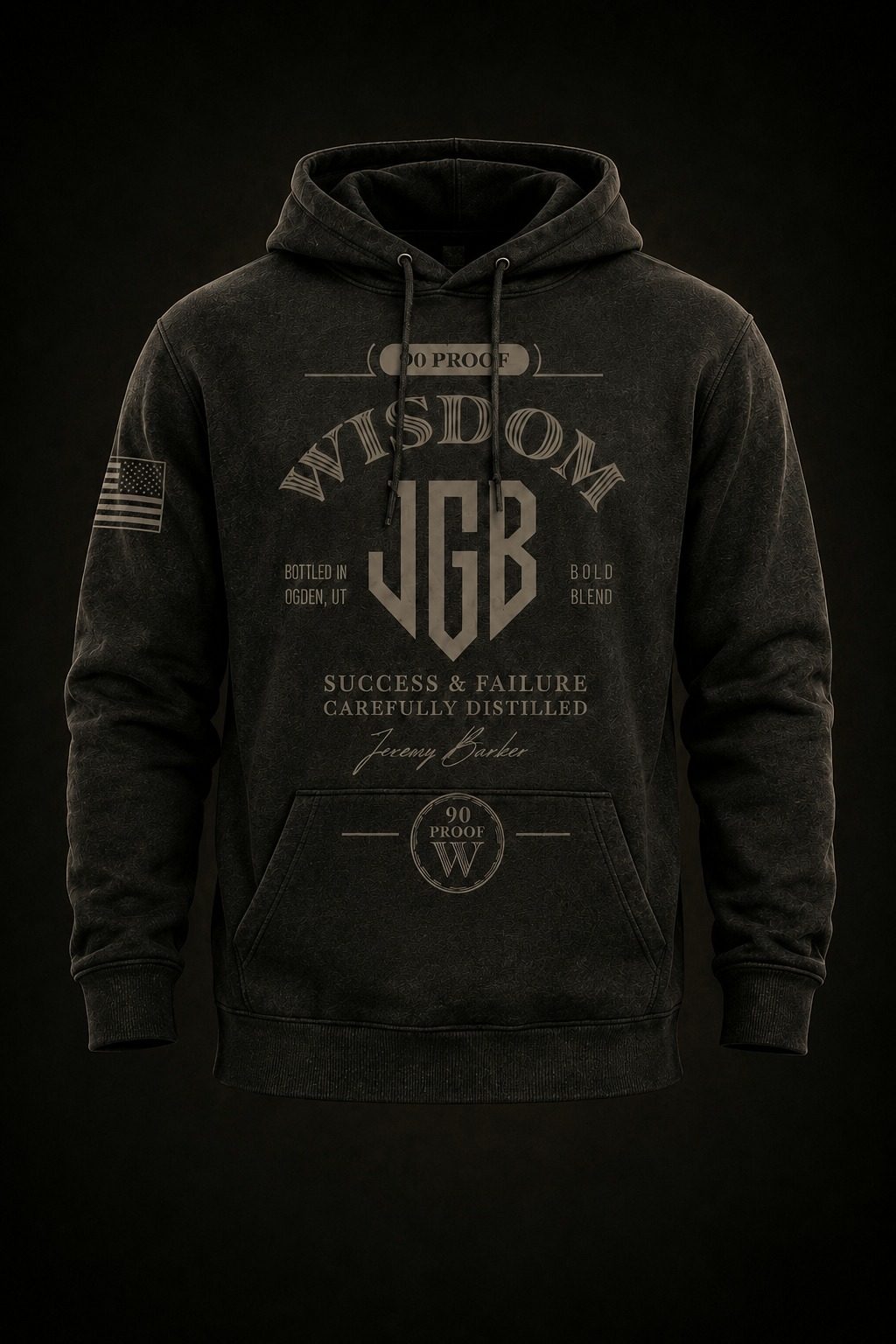 Barrel Charcoal Hoodie. Bourbon Room Capsule, $85 preorder