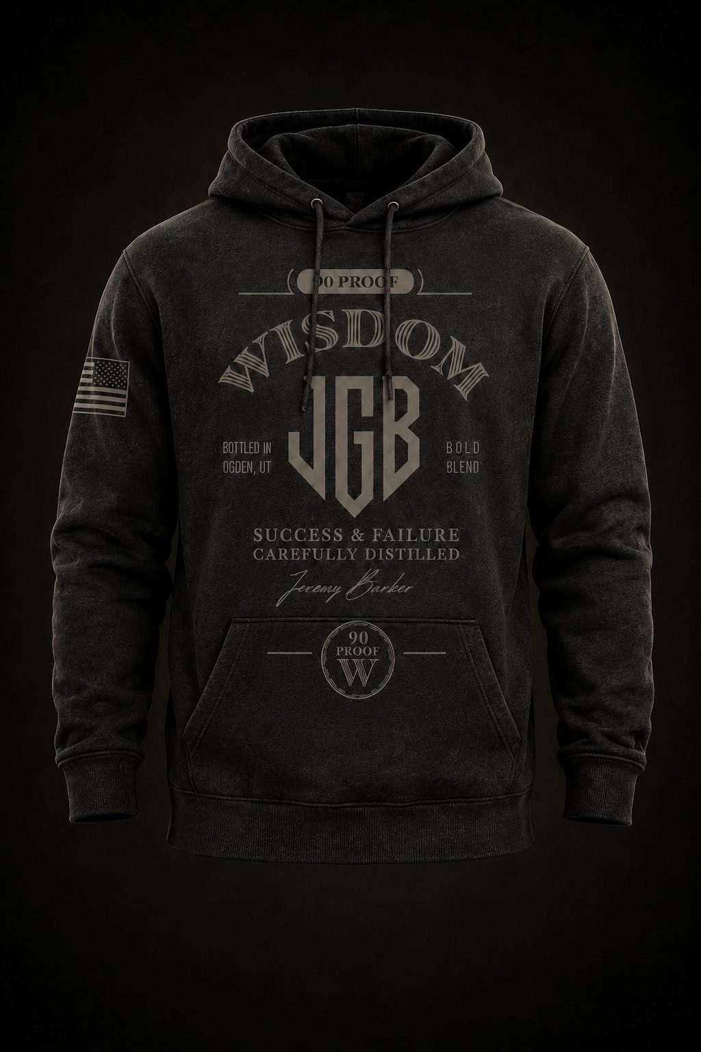 Bourbon Black Hoodie. Bourbon Room Capsule, $85 preorder