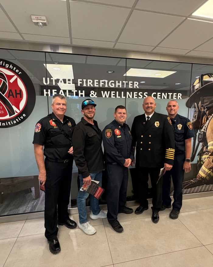 Jeremy at the Utah Firefighter Health and Wellness Center