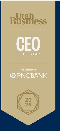Utah Business CEO of the Year 2026 badge, presented by PNC Bank