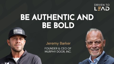 Be Authentic and Be Bold featured on the Jeremy Barker website
