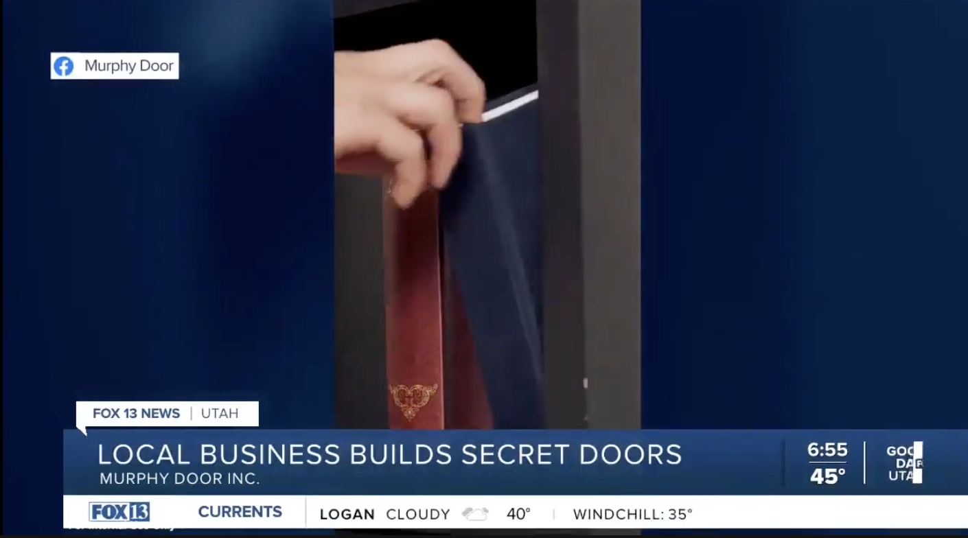 Fox 13 News · Local Business Builds Secret Doors broadcast
